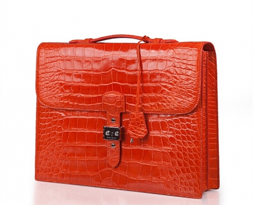 Alligator Work Bag-Red