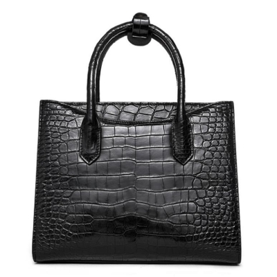 Alligator Zipper Closure Tote Bag Alligator Shoulder Bag