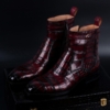 Casual Mens Alligator Leather Boots