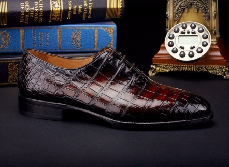 Formal Alligator Business Dress Shoes for Men-Side