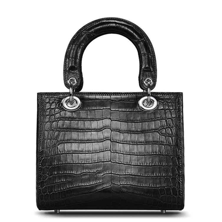 Alligator Leather Handbag Shoulder Tote Top-handle Cross body Bag