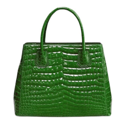 Treat ürself croco leather bag ハンドバッグ バッグ レディース