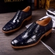 BRUCEGAO alligator leather shoes