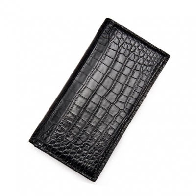 Alligator Multi-Card Long Bifold Wallet Alligator Suit Wallet