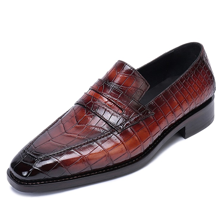 alligator skin dress shoes
