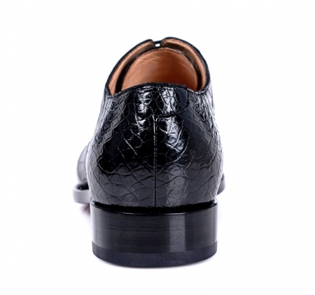 Alligator Leather Men's Classic Wholecut Oxford Shoes-Heel