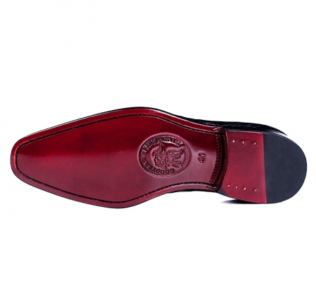 Alligator Leather Men's Classic Wholecut Oxford Shoes-Sole