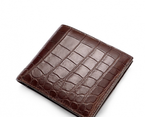 Top luxury men's wallet brand-BRUCEGAO alligator wallet