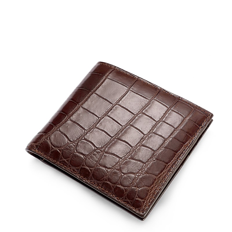 Top luxury men's wallet brand-BRUCEGAO alligator wallet