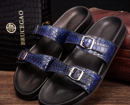 BRUECEGAO’s Alligator Sandals