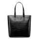 Alligator Leather Tote Shoulder Bag Top Handle Bag for Work Travel