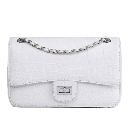 Alligator Flap Bags Chain Clutch Purses Crossbody Shoulder Bags