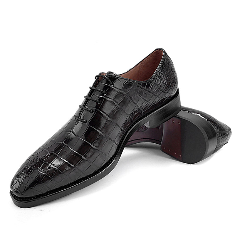 Luxurious Footwear-BRUCEGAO Alligator Shoes