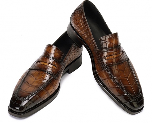 Alligator Leather Loafers