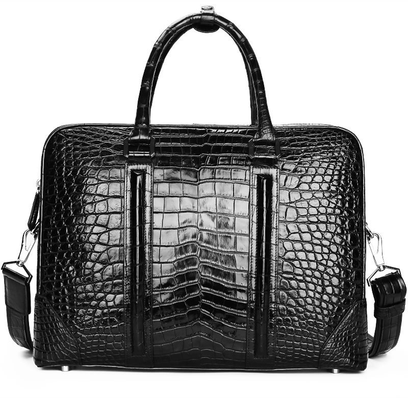 Alligator Leather Briefcase Laptop Bag Shoulder Business Bag