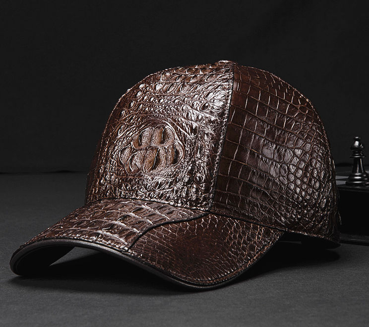 Crocodile Hornback Skin Baseball Cap