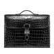 Style Alligator Leather Laptop Bag