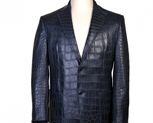 Genuine Alligator Skin Jacket