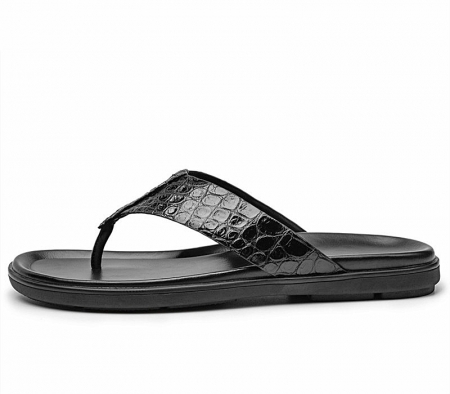 Men's Alligator Flip Flop Sandal-Side