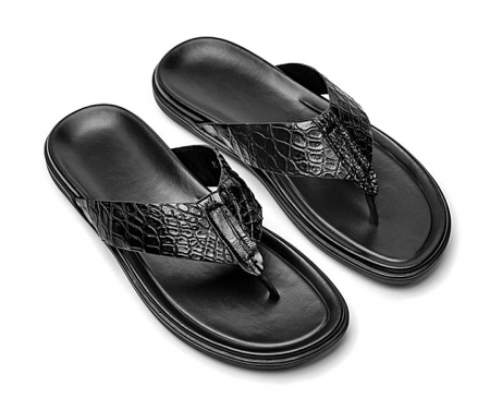Men's Alligator Flip Flop Sandal-Upper