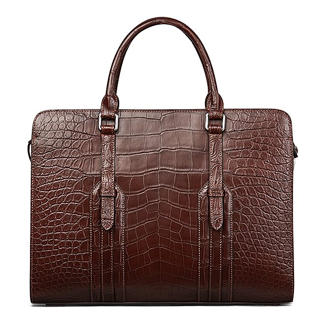 Alligator Leather Laptop Bag Briefcase