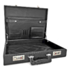 Hard Alligator Leather Attache Briefcase Executive Case-Inside