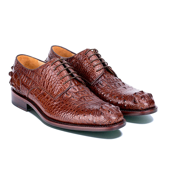 Crocodile Leather Derby