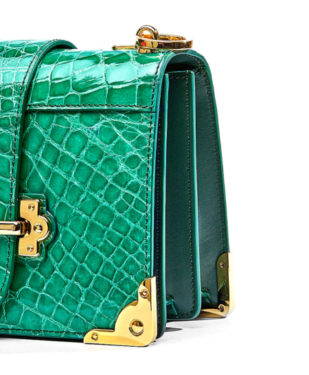 Mini Alligator Shoulder Bags Evening Clutch Purses - Details