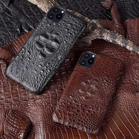 Crocodile & Alligator Leather Snap-on Cases for iPhone-Crocodile Hornback Skin