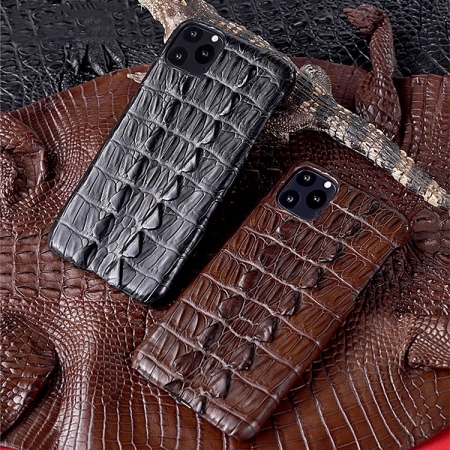 Crocodile & Alligator Leather Snap-on Cases for iPhone-Crocodile Tail Skin