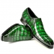 Designer Alligator Skin Slip-on Loafers for Men