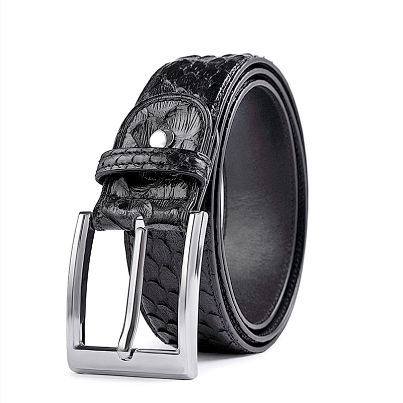 Exotic Leather Belt - Snakeskin Belt