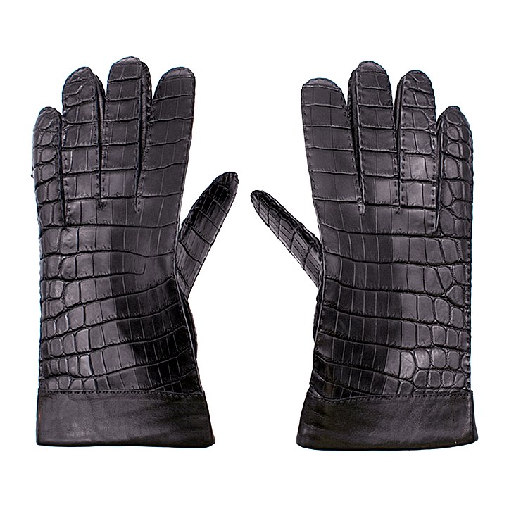 Men’s Must-have Style Essentials-Crocodile Gloves