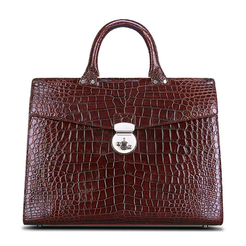 Luxury Alligator Lawyer Bag