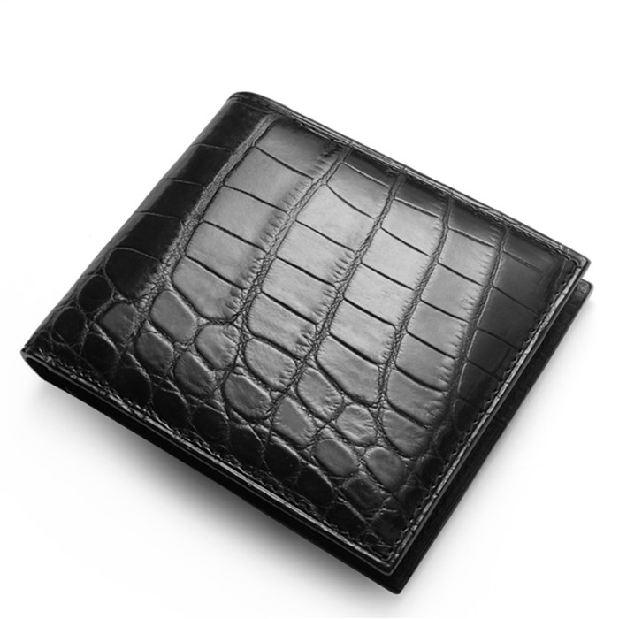 BRUCEGAO Alligator Wallet for Men