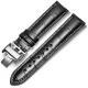 Alligator Watch Straps for Longines-Black