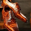 Formal Alligator Leather Shoes Modern Derby Shoes for Men