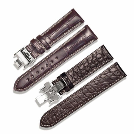 Longines Alligator Watch Straps-Brown