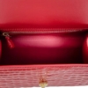 Alligator Top Handle Purses Shoulder Bags-Inside