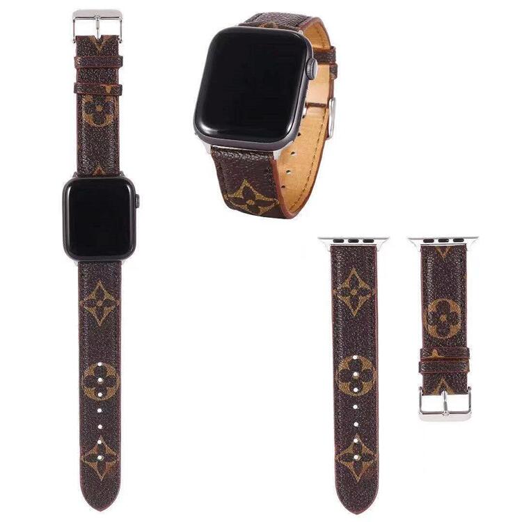 Handmade Authentic Louis Vuitton Apple Watch Band all series 8-7-6-5-4