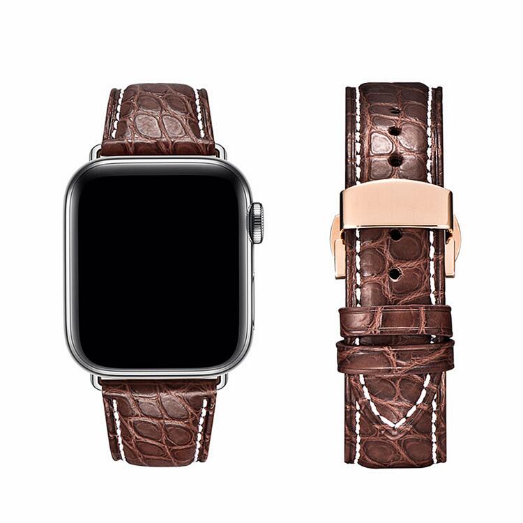 Apple Watch Band LV Louis Vuitton Genuine Leather iWatch Band Luxury