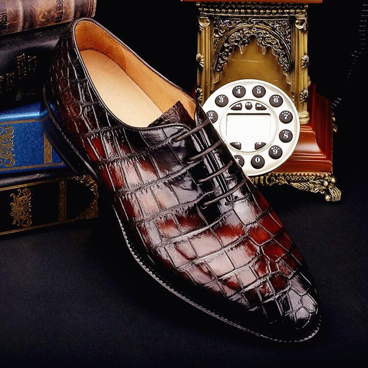 Formal Alligator Oxford Dress Shoes