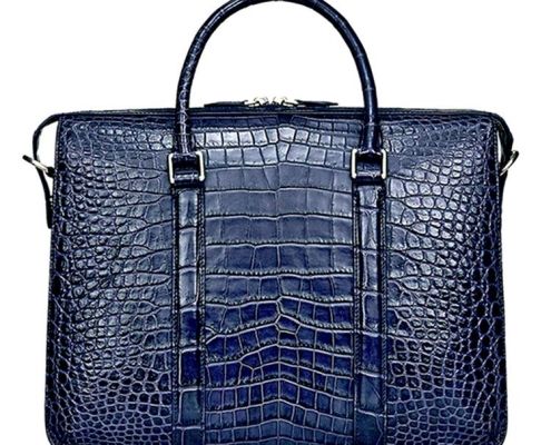 Best Leather Bags For Your Job Interview-Luxury Alligator Business Briefcase for Men