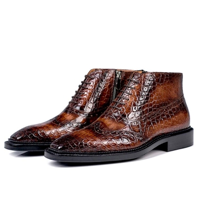 Buy And Price alligator leather skin shoes - Arad Branding