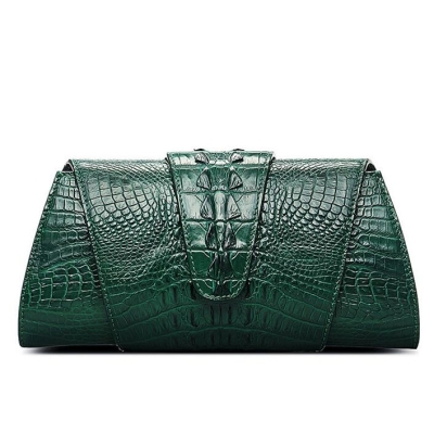 Crocodile Leather Purse, Evening Crocodile Shoulder Bag