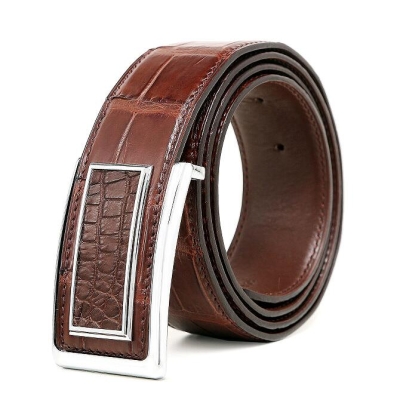 Stylish Alligator Leather Belts