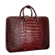Luxury Laptop Bags for Men 2022-Alligator Leather Briefcase Laptop Bag Shoulder Business Bag