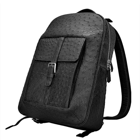 Ostrich Leather Laptop Backpacks
