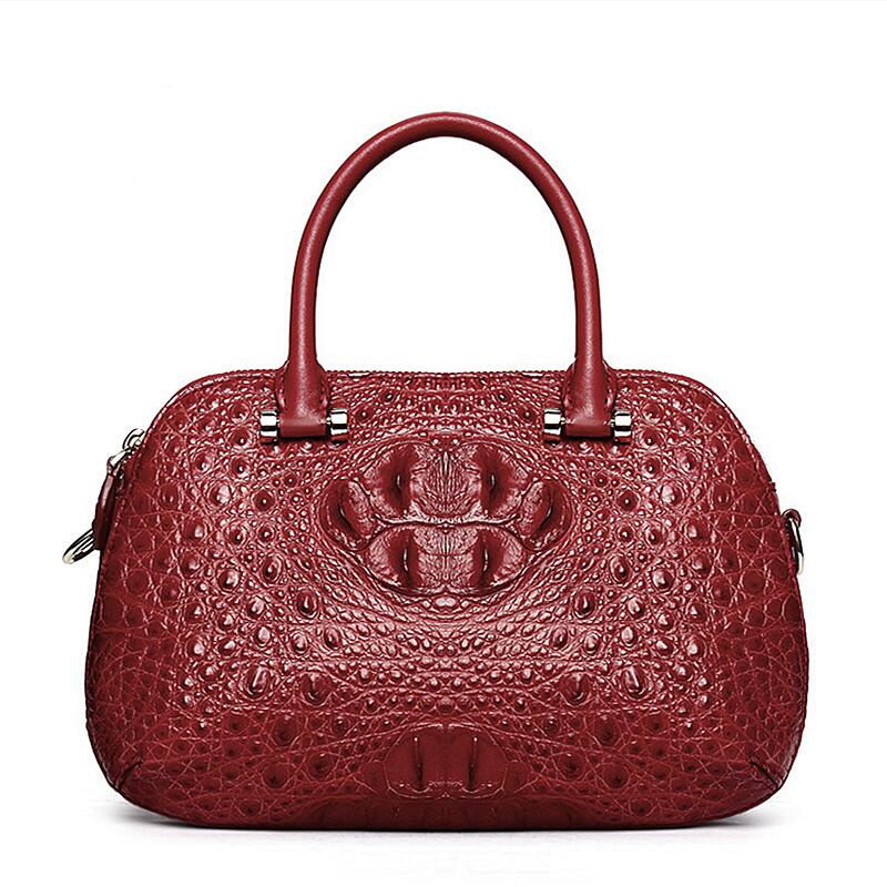 maroon color handbag