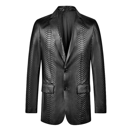 Snakeskin Jackets Python Skin Coats for Men